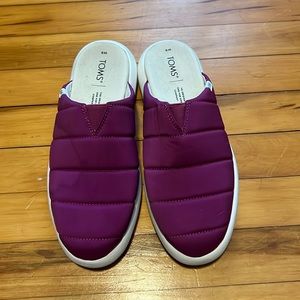 Tom’s Alpargata Mallow Mule Size 8W